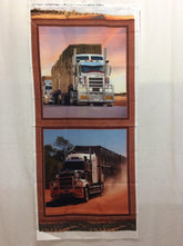 Road Trains 18" Blocks Trucks Panel 1006A N126